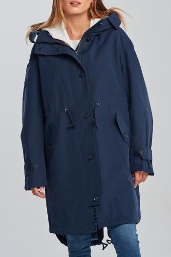 BUNDA GANT D1. WEEKEND OVERSIZED PARKA modrá M