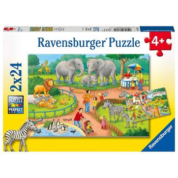Ravensburger Puzzle Den v Zoo 2 x 24 dílků