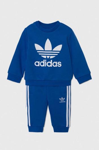 Dětská tepláková souprava adidas Originals CREW SET tmavomodrá barva, IX5151