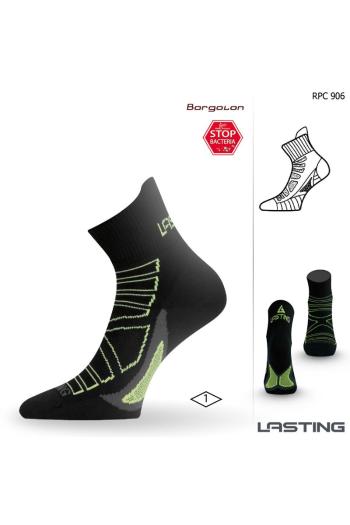 Lasting RPC 906 černá běžecké ponožky Velikost: (42-45) L ponožky