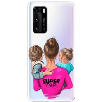 iSaprio Super Mama - Boy and Girl pro Huawei P40 (smboygirl-TPU3_P40)