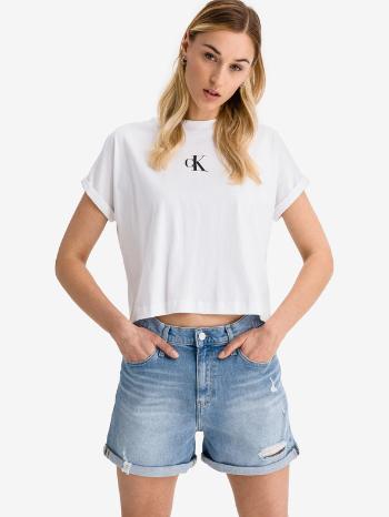 Calvin Klein Jeans Crop top Bílá