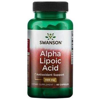 Swanson Alpha Lipoic Acid (Kyselina Alfa lipoová), 600 mg, 60 kapslí (87614021676)