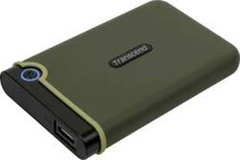 Externí HDD 6,35 cm (2,5") Transcend StoreJet® 25M3G, 2 TB, USB 3.2 Gen 2 (USB 3.1), armádní zelená