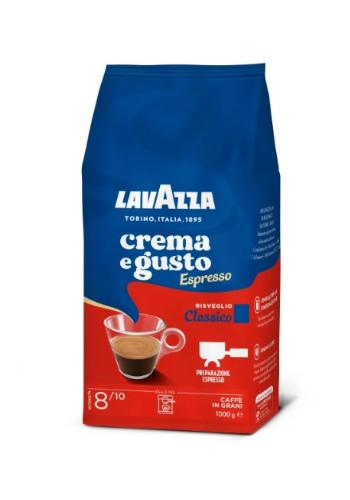Lavazza Espresso Crema e Gusto  (modrá) zrnková káva 1 kg