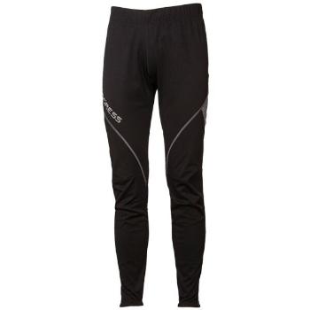 Progress SNOWBULL Pánské zimní elastické kalhoty, černá, velikost XXXL