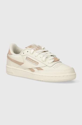 Kožené sneakers boty Reebok Classic Club C bílá barva, 100074921