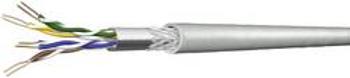 Kabel DRAKA UC300 HS 26 Cat.5e SF/UTP 4P LSHF (1000454-00100RW), stíněný, 1 m, žlutá