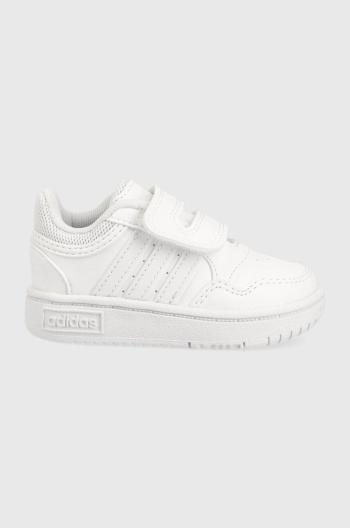 Dětské sneakers boty adidas Originals Hoops 3.0 CF I bílá barva