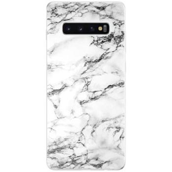 iSaprio White Marble 01 pro Samsung Galaxy S10+ (marb01-TPU-gS10p)