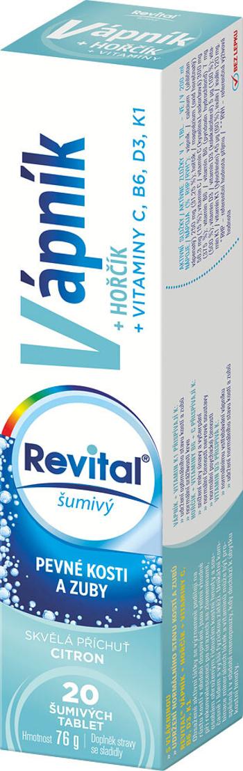 Revital Vápník+Hořčík+Vitaminy 20 šumivých tablet