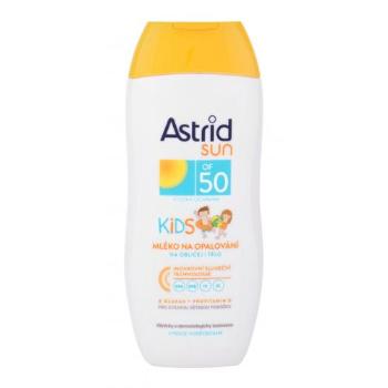 Astrid Sun Kids Face and Body Lotion SPF50 200 ml opalovací přípravek na tělo pro děti na citlivou a podrážděnou pleť