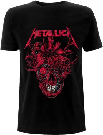 Metallica Tričko Heart Skull Black 2XL