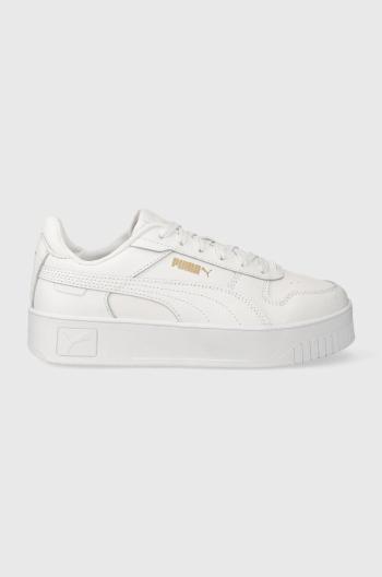 Sneakers boty Puma Carina Street bílá barva, 389390