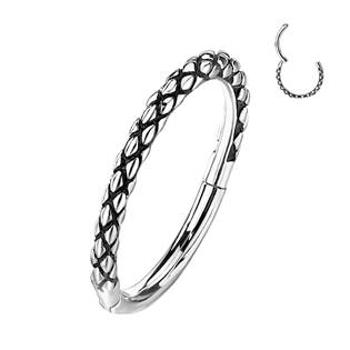 Šperky4U Piercing kruh segment - K01071ST-1208