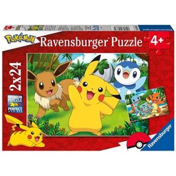 Ravensburger 056682 Pokémon 2x24 dílků  (4005556056682)