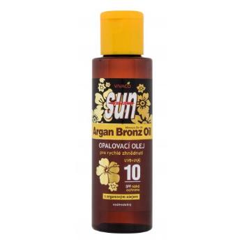 Vivaco Sun Argan Bronz Suntan Oil SPF10 100 ml opalovací přípravek na tělo unisex