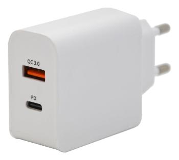 Compass 93209 Zástrčka QUICK CHARGE 3.0 230V USB-A 