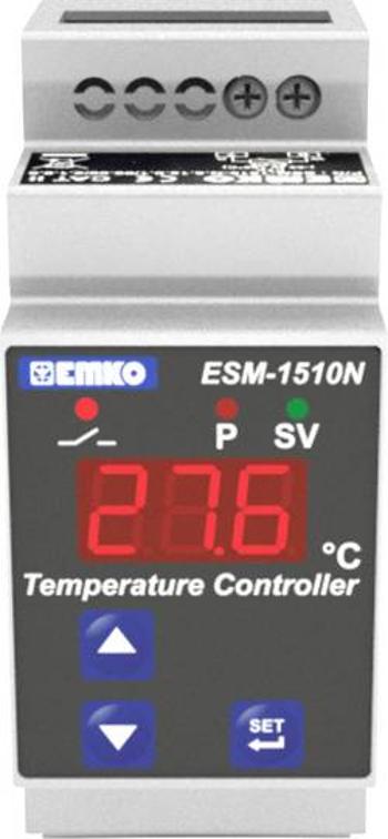 2bodový regulátor termostat Emko ESM-1510-N, typ senzoru Pt100, -50 do 400 °C, relé 5 A