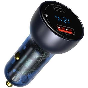 Baseus Digital Display PPS Dual Quick Car Charger 65W Dark Gray (CCKX-C0G)