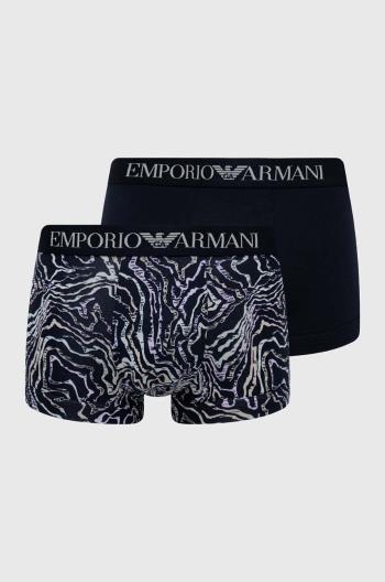 Boxerky Emporio Armani Underwear 2-pack pánské, tmavomodrá barva, 111210 4R504