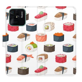 Flipové pouzdro iSaprio - Sushi Pattern 02 - Xiaomi Redmi 10C