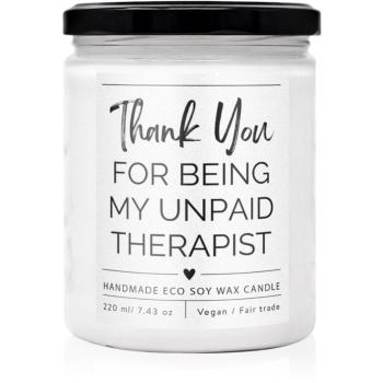 Soaphoria Thank You for Being My Unpaid Therapist vonná svíčka 220 ml