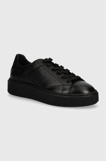 Kožené sneakers boty Marc O'Polo černá barva, 40716283503166 OO2M3032