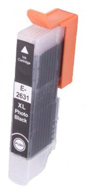 EPSON T2631-XL (C13T26314010) - kompatibilní cartridge, fotočerná, 16ml