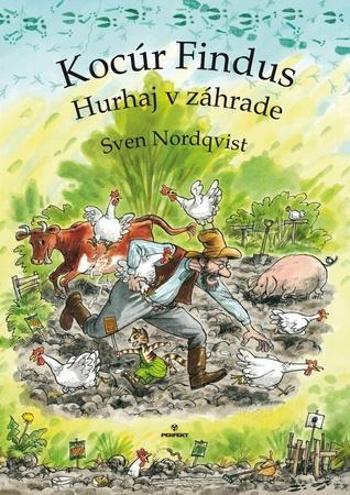 Kocúr Findus Hurhaj v záhrade - Nordqvist Sven