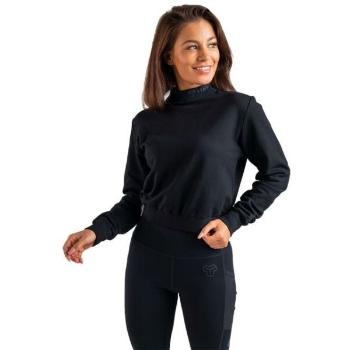 GymBeam ESSENTIAL HIGH NECK JUMPER Dámská mikina, černá, velikost