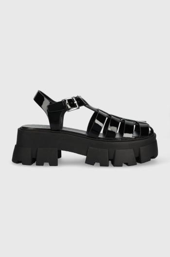 Sandály Aldo Suzy dámské, černá barva, na platformě