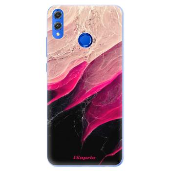 Silikonové pouzdro iSaprio - Black and Pink - Huawei Honor 8X