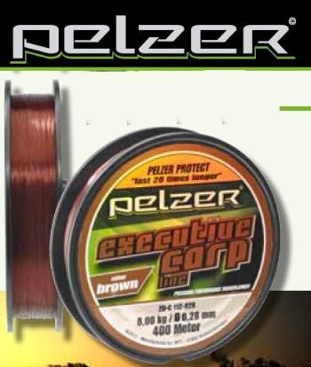 Pelzer vlasec executive carp line brown 1200 m-průměr 0,30 mm / nosnost 8,4 kg