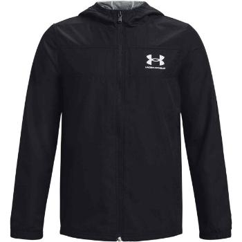 Under Armour SPORTSTYLE WINDBREAKER Chlapecká bunda, černá, velikost