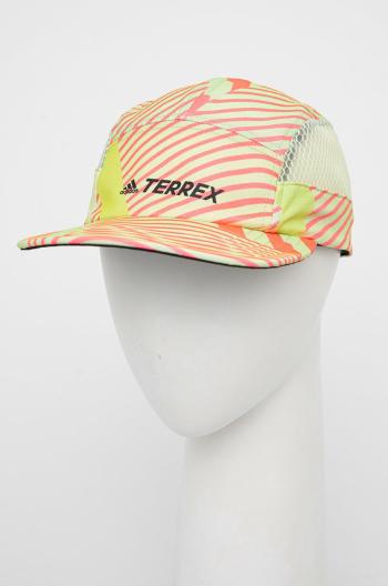 Čepice adidas TERREX HB6275.D oranžová barva, vzorovaná