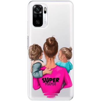 iSaprio Super Mama - Boy and Girl pro Xiaomi Redmi Note 10 / Note 10S (smboygirl-TPU3-RmiN10s)