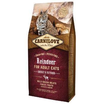 Carnilove Reindeer Adult Cats – Energy and Outdoor 6kg