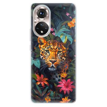 Odolné silikonové pouzdro iSaprio - Flower Jaguar - Honor 50