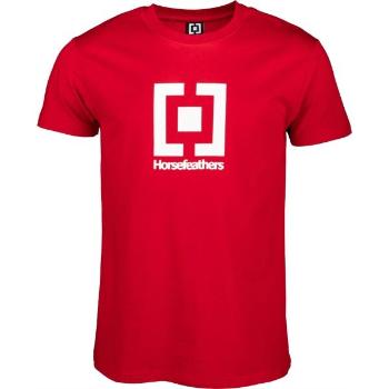 Horsefeathers BASE T-SHIRT Pánské tričko, červená, velikost XL