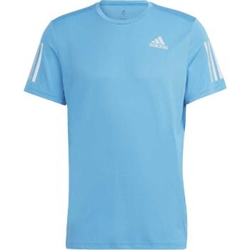 adidas OWN THE RUN TEE Pánské běžecké tričko, světle modrá, velikost XL
