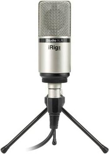 Studiový mikrofon kabelový IK Multimedia iRig Mic Studio XLR , vč. kabelu, vč. svorky, vč. stativu