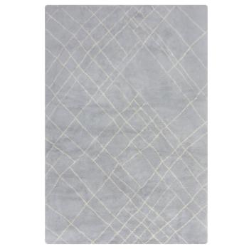Flair Rugs koberce Kusový koberec Furber Alisha Fur Berber Grey/Ivory - 120x170 cm Šedá