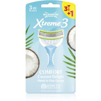 Wilkinson Sword Xtreme 3 Comfort Coconut Delight jednorázová holítka 4 ks s kokosem 4 ks