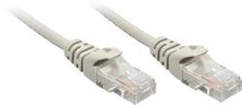 Síťový kabel RJ45 LINDY 48375, CAT 5e, U/UTP, 80.00 m, šedá