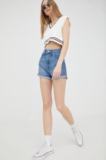 Džínové šortky Levi's Wltrd dámské, hladké, high waist