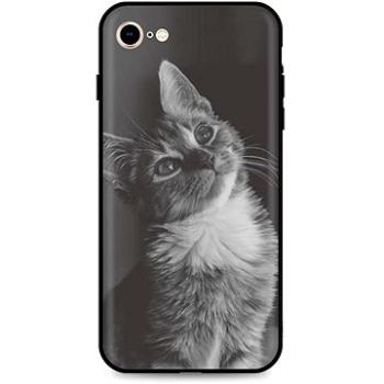 TopQ Kryt iPhone SE 2022 silikon Cute Cat 74465 (Sun-74465)