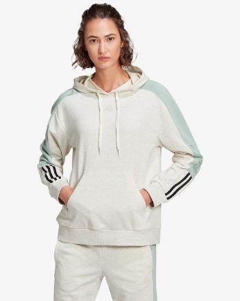 adidas Performance Essentials Logo Mikina Zelená Béžová