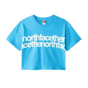 THE NORTH FACE W Coordinates Crop Tee, Acoustic Blue velikost: M