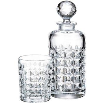 Crystalite Bohemia Whisky set Diamond (1 karafa + 6 sklenic) (8593410924674)